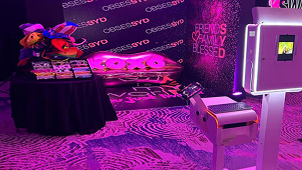 White Box Photo Booth Rental branded enclosure2