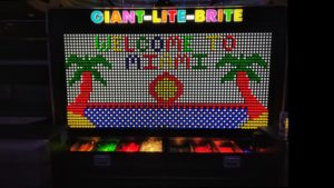 giant lite brite in Fort Myers, Florida