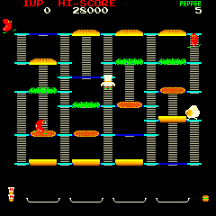 burgertime arcade game rental