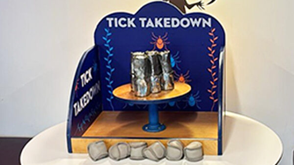 Custom branded can smash carnival game