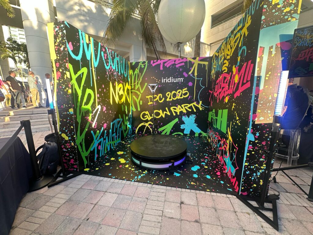 custom branded 3D photo booth enclosure for 360 booth in Fort Myers, Florida