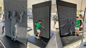 giant pin art game party rental in Fort Myers, Florida