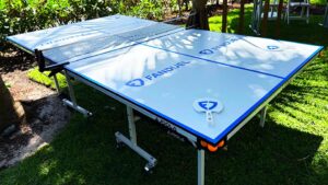 branded ping pong table and paddles for corporate party rental in Fort Myers, Florida