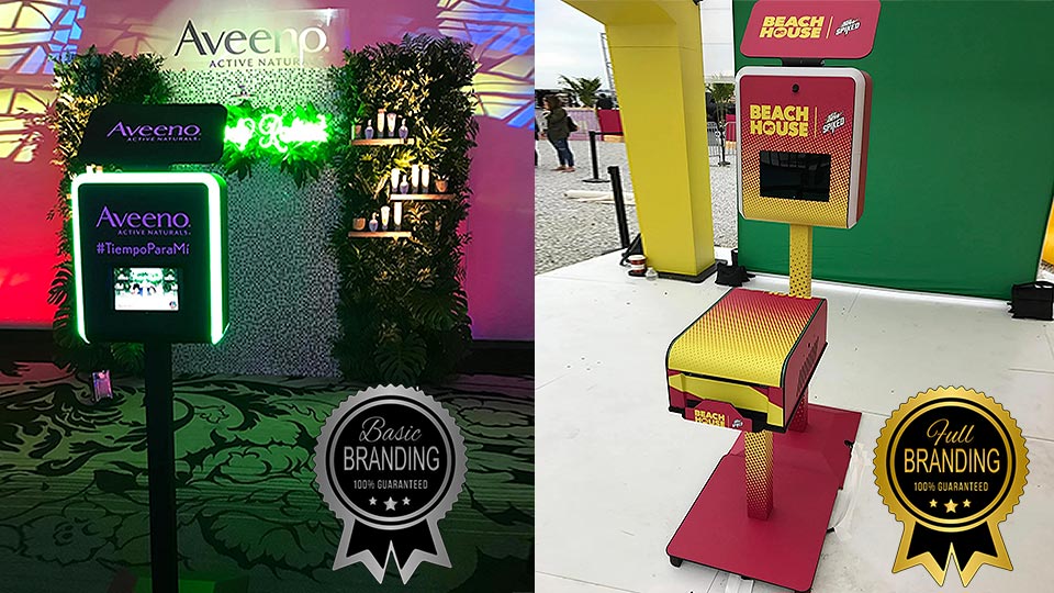 sample branded photo booths in Fort Myers, Florida